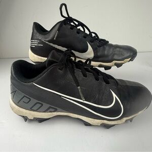 Nike Mens 7 Vapor Ultrafly 3 Keystsone Baseball Cleats Black and White